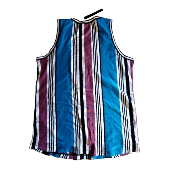NWT Vox Populi For The People Inverted Stripe Men's Tank Top Size XL - Picture 2 of 4